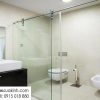 Vách tắm kính thẳng 1 cánh 1 vách cửa lùa
