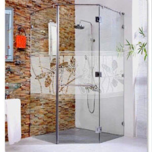 Vách kính tắm mở 135 độ