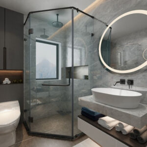 Vách Kính Tắm Slim Gymek